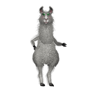 A high quality, Adobe Character Animator digital Puppet. Lesly is a fuzzy standing Llama with several clothing options.  Fully rigged for Motion Library.