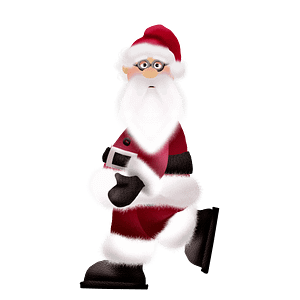 The SANTA WALK add-on PUPPET is fully rigged for Adobe's Character Animator's walk behavior.