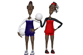 puppets clipart black and white basketball