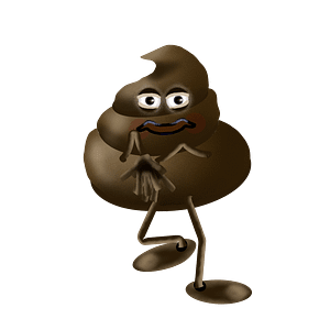 The POOP EMOJI MOTION PUPPET is fully rigged for Adobe Character Animator's motion library.