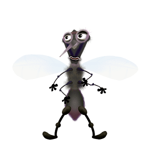 The MOSQUITO PUPPET is part of a line of  silly bug characters. This digital puppet is fully rigged for Adobe Character Animator with lip sync, head and body turns, triggerable expressions and limb IK behaviors.