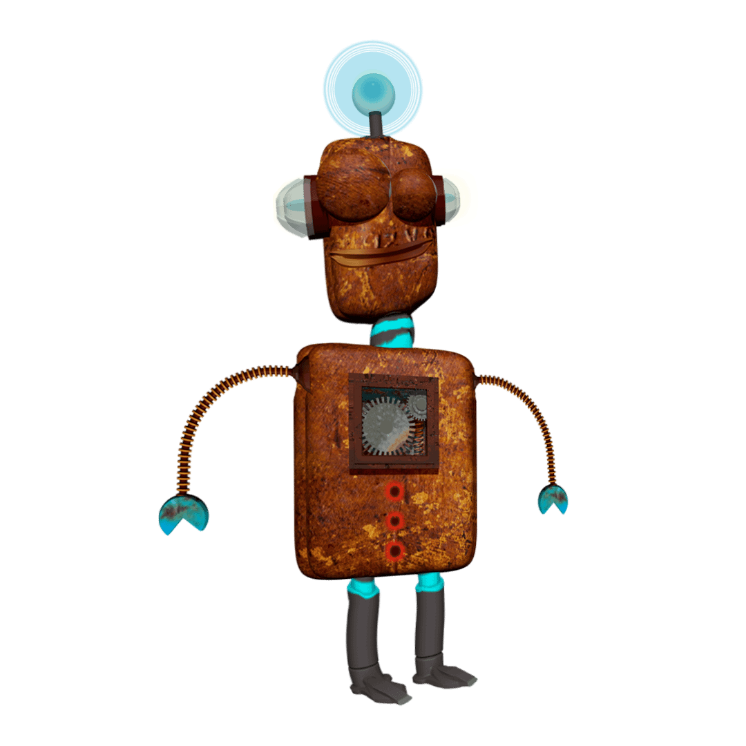 Rusty the Robot WALK add-on Puppet | Adobe Character Animator Digital ...